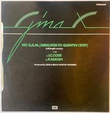 Load image into Gallery viewer, Gina X - No G.D.M. (Dedicated To Quentin Crisp) 12" Single

