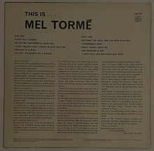 Load image into Gallery viewer, Mel Tormé – This Is . . . Mel Tormé Lp
