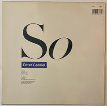 Load image into Gallery viewer, Peter Gabriel - So Lp
