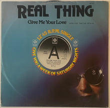 Load image into Gallery viewer, Real Thing - Give Me Your Love / You Can't Force The Funk 12" Single (Promo)
