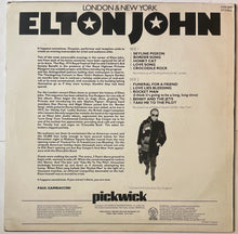 Load image into Gallery viewer, Elton John - London &amp; New York Lp
