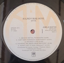 Load image into Gallery viewer, Styx - Kilroy Was Here Lp (South Africa Press)
