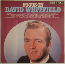 Load image into Gallery viewer, David Whitfield - Focus On David Whitfield Lp
