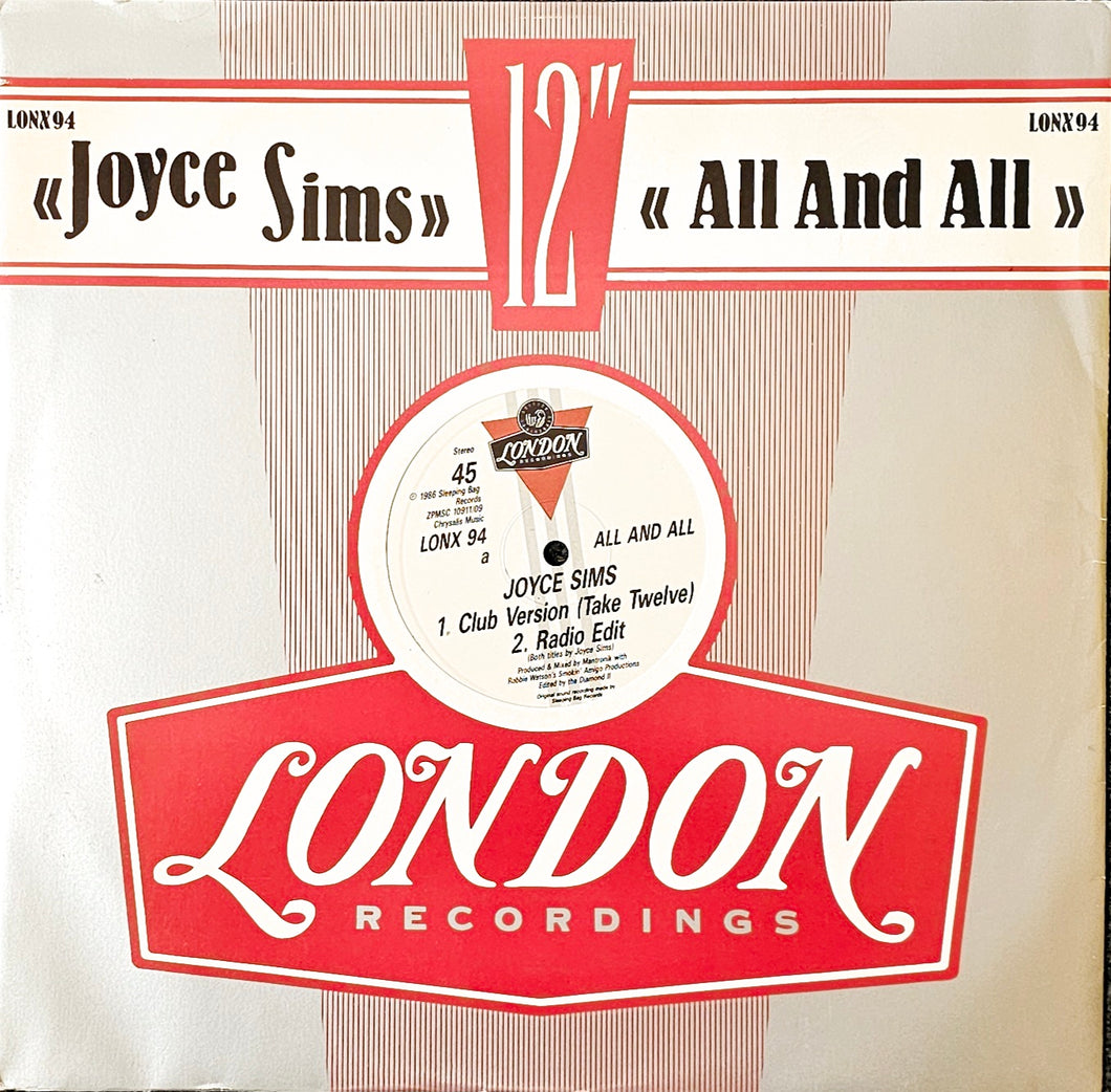 Joyce Sims - All And All 12