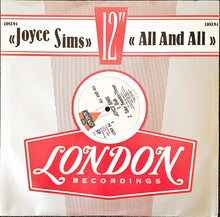 Load image into Gallery viewer, Joyce Sims - All And All 12&quot; Single
