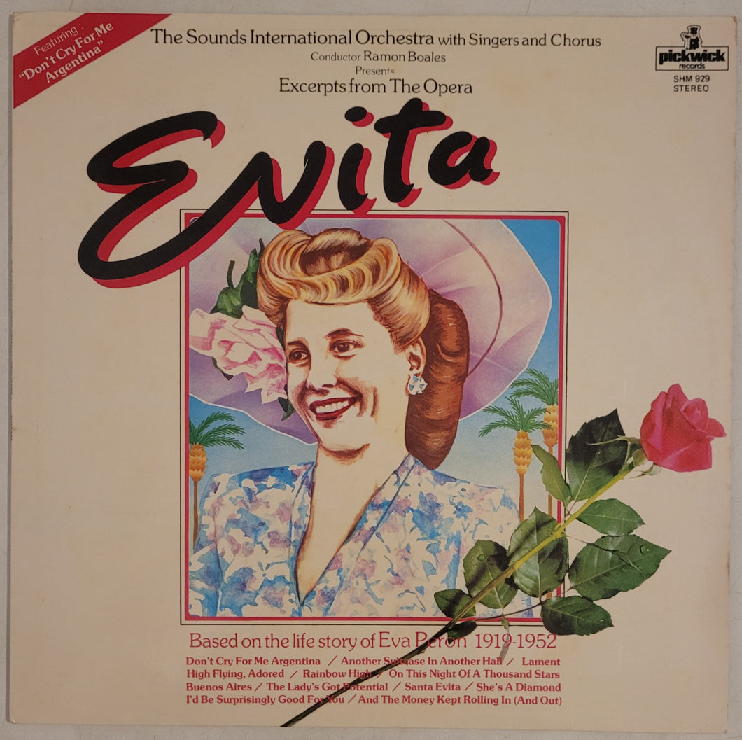 The Sounds International Orchestra - Excerpts From The Opera Evita Lp