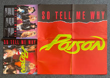 Load image into Gallery viewer, Poison - So Tell Me Why 12&quot; Single (Ltd Red Vinyl + Poster)
