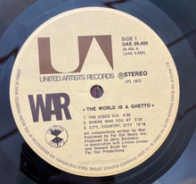Load image into Gallery viewer, War - The World Is A Ghetto Lp
