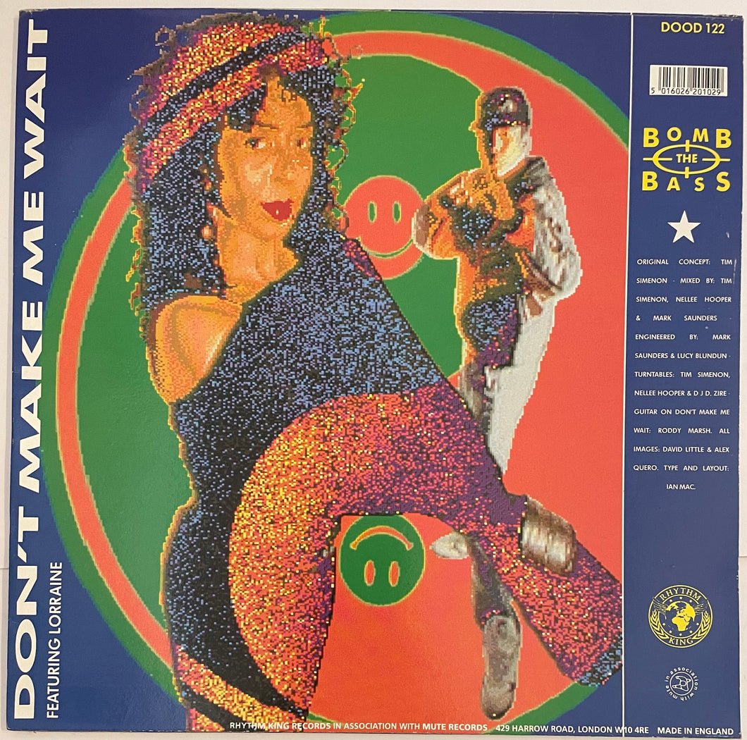 Bomb The Bass Featuring Merlin / Lorraine ‎– Megablast (Hip Hop On Precinct 13) / Don't Make Me Wait 12