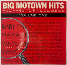 Load image into Gallery viewer, Various - Big Motown Hits And Hard To Find Classics - Volume One Lp
