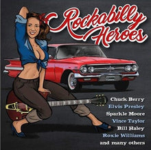 Load image into Gallery viewer, Various - Rockabilly Heroes Lp (Ltd RSD 2024 Blue/White/Black)
