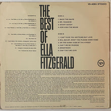 Load image into Gallery viewer, Ella Fitzgerald - The Best Of Ella Fitzgerald Lp
