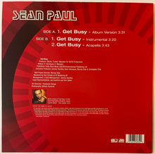 Load image into Gallery viewer, Sean Paul - Get Busy 12" Single
