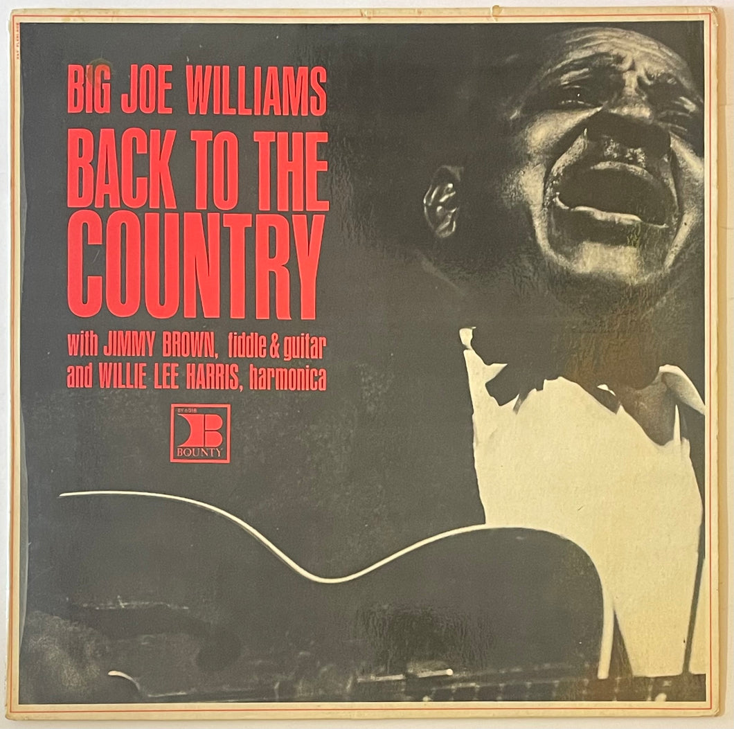 Big Joe Williams - Back To The Country Lp