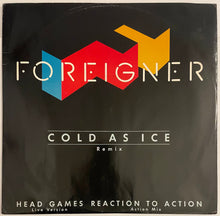 Load image into Gallery viewer, Foreigner - Cold As Ice (Remix) 12&quot; Single

