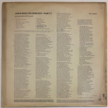 Load image into Gallery viewer, Joan Baez - In Concert Part 2 Lp
