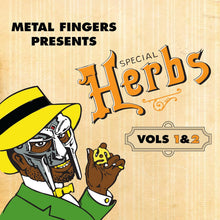 Load image into Gallery viewer, Metal Fingers – Special Herbs (Vols 1&amp;2) Lp (Ltd Mustard Yellow)
