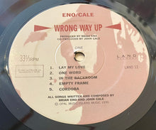 Load image into Gallery viewer, Brian Eno &amp; John Cale - Wrong Way Up Lp
