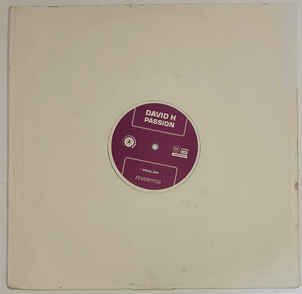 David H - Passion (Vocal Mix / Tony De Vit Dream Techno Mix) 12