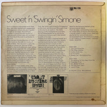Load image into Gallery viewer, Nina Simone - Sweet 'N' Swingin' Simone Lp

