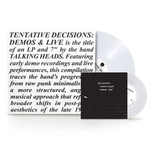 Load image into Gallery viewer, Talking Heads - Tentative Decisions 1974 - 1976 Lp + 7&quot; (Ltd RSD Black Friday Clear)
