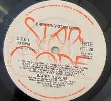 Load image into Gallery viewer, Barry Delvin - Breaking Star Codes Lp
