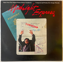 Load image into Gallery viewer, Giorgio Moroder – Midnight Express (Music From The Original Motion Picture Soundtrack) Lp
