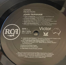 Load image into Gallery viewer, John Farnham - Chain Reaction Lp (Australian Press)

