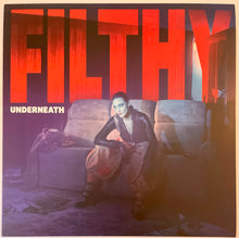 Load image into Gallery viewer, Nadine Shah - Filthy Underneath Lp (Ltd Numbered, Clear With Blue &amp; Orange Splatter)
