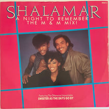 Load image into Gallery viewer, Shalamar - A Night To Remember (The M &amp; M Mix) 12&quot; Single
