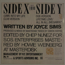 Load image into Gallery viewer, Joyce Sims - Come Into My Life 12" Single
