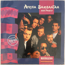 Load image into Gallery viewer, Afrika Bambaataa And Family Featuring UB40 – Reckless (Vocal Wildstyle Mix) 12" Single
