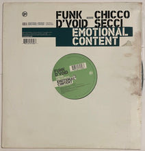 Load image into Gallery viewer, Funk D'Void Versus Chicco Secci – Emotional Content 12" Single
