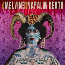 Load image into Gallery viewer, Melvins With Napalm Death - Savage Imperial Death March Lp (Ltd  Obnoxious Orchid)
