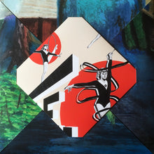 Load image into Gallery viewer, Rats On Rafts ‎– Excerpts From Chapter 3: The Mind Runs A Net Of Rabbit Paths Lp (Ltd (400) &#39;Dinked&#39; Green + 7&quot; &amp; Origami Sleeve)
