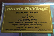 Load image into Gallery viewer, Desmond Dekker &amp; The Aces - 007 Shanty Town Lp (LTD (750) Magenta)

