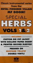 Load image into Gallery viewer, Metal Fingers – Special Herbs (Vols 1&amp;2) Lp (Ltd Mustard Yellow)
