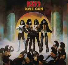 Load image into Gallery viewer, Kiss - Love Gun Lp (Ltd National Album Day Tangerine &amp; Aqua Splatter)
