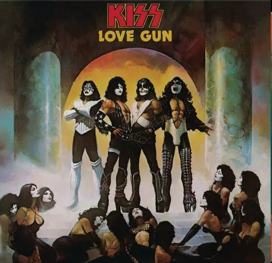 Kiss - Love Gun Lp (Ltd National Album Day Tangerine & Aqua Splatter)