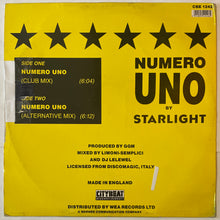 Load image into Gallery viewer, Starlight - Numero Uno 12" Single
