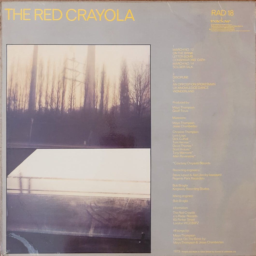 The Red Crayola - Soldier-Talk Lp