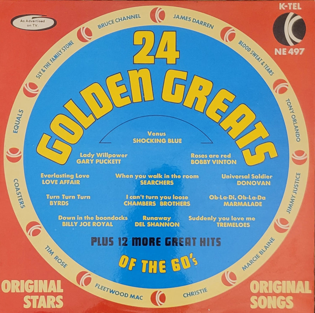 Various - 24 Golden Greats Of The 60's Lp