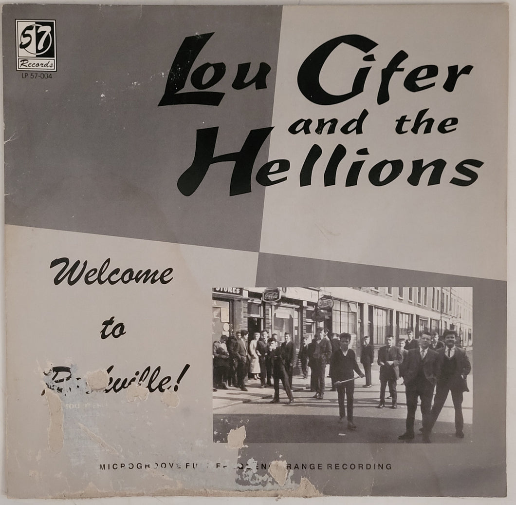 Lou Cifer And The Hellions ‎– Welcome To Rockville! Lp (Blue Vinyl)