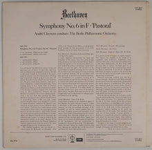 Load image into Gallery viewer, Beethoven, André Cluytens, The Berlin Philharmonic Orchestra – Symphony No.6 In F - &#39;Pastoral&#39; Lp
