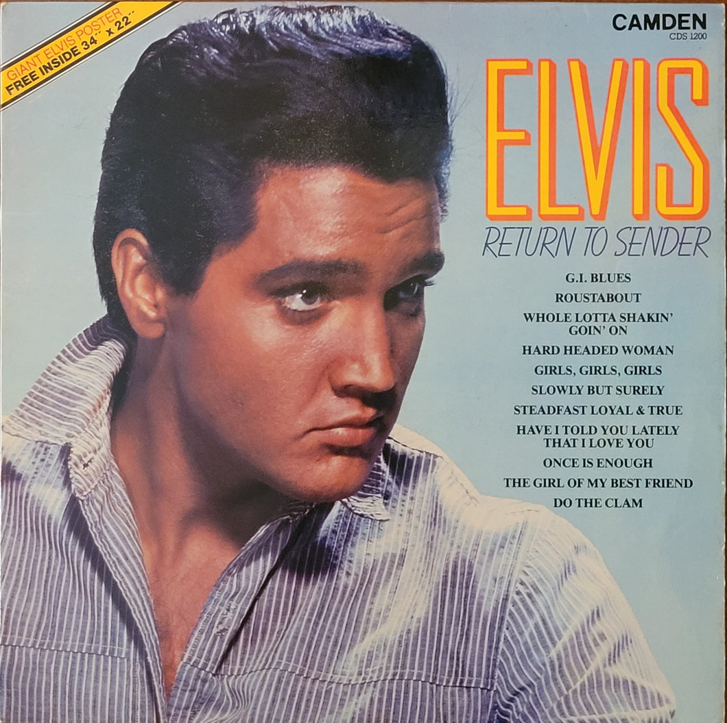 Elvis Presley - Return To Sender Lp