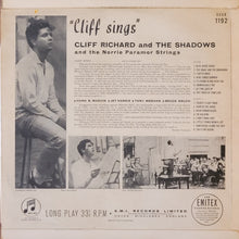 Load image into Gallery viewer, Cliff Richard And The Shadows And The Norrie Paramor Strings – Cliff Sings Lp (Mono)

