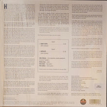 Load image into Gallery viewer, John Coltrane ‎– The Tiberi Tapes: A Preview Of The Mythic Recordings Lp (Ltd RSD 2026)
