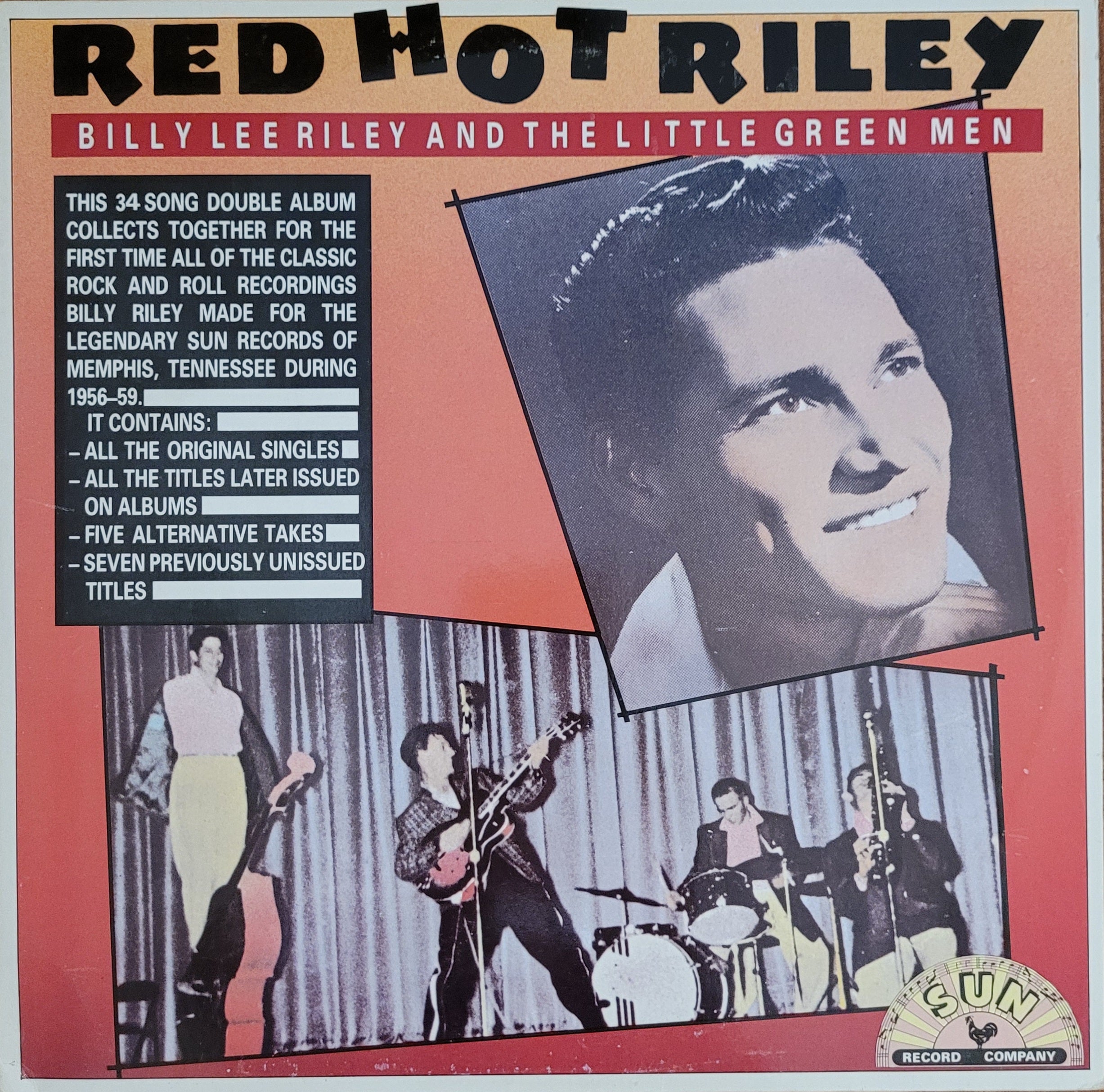 Billy Lee Riley And The Little Green Men - Red Hot Riley Lp – museum vinyl