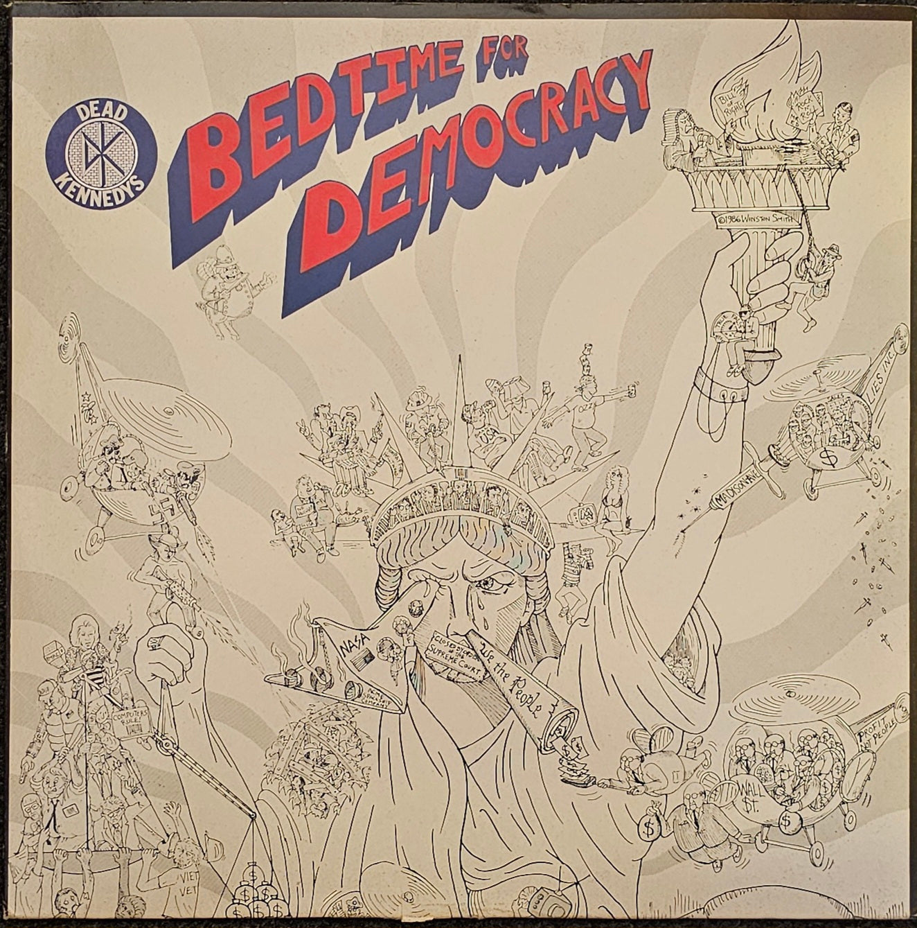 Dead Kennedys - Bedtime For Democracy Lp (Includes Newspaper