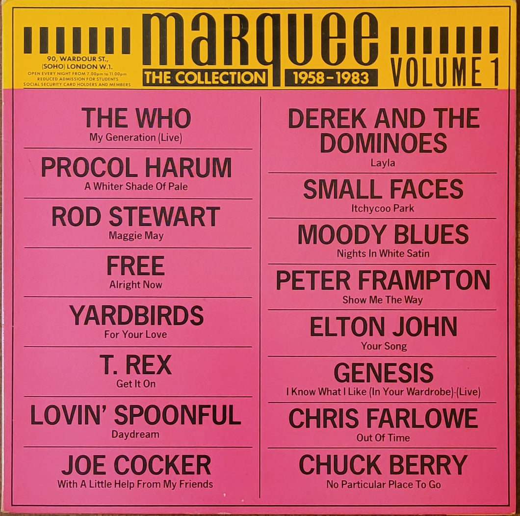 Various - The Marquee Collection Volume 1 Lp